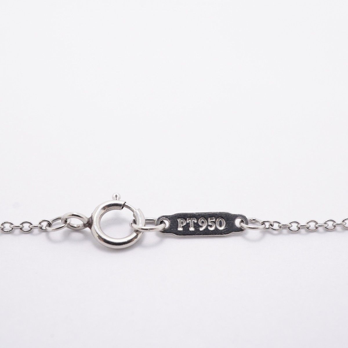 Tiffany & Co Necklace Solitaire Platinum Diamond — view 5