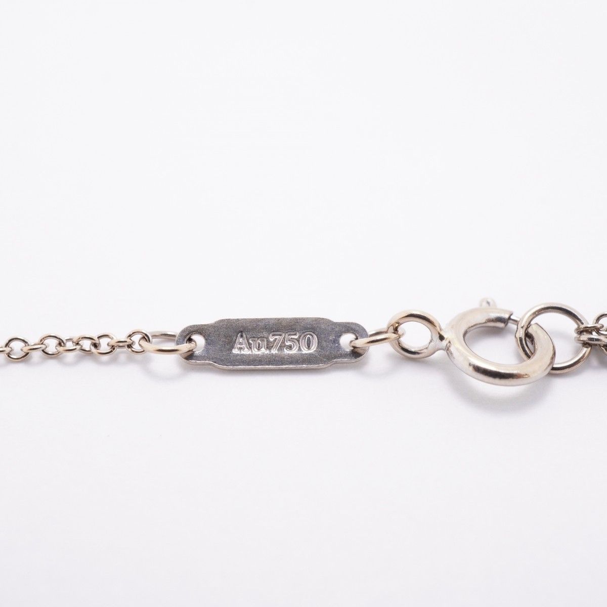 Tiffany & Co Necklace T Smile Small 18k White Gold — view 5