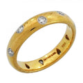 Tiffany & Co Ring Dots 18k Yellow Gold Platinum Diamond
