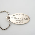 Tiffany & Co Necklace Return to Oval 925 Sterling Silver — view 7