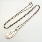 Tiffany & Co Necklace Return to Oval 925 Sterling Silver — view 3