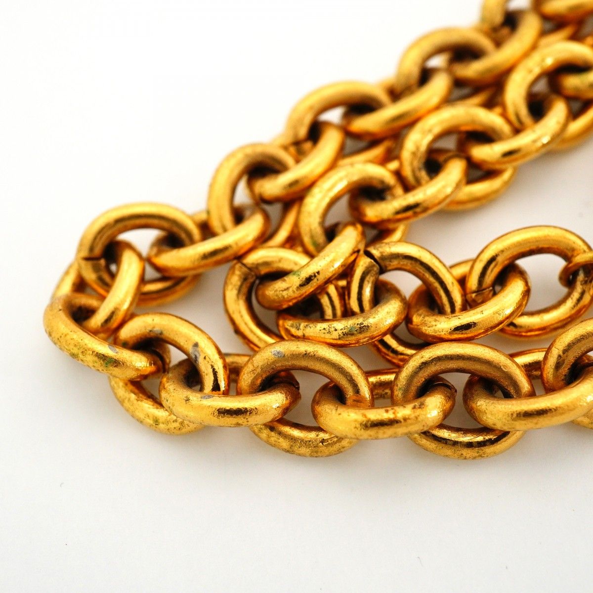 Chanel Necklace Vintage Gold Plated Faux Pearl — view 7