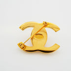 Chanel Brooch Vintage Turnlock Gold Plated — view 5