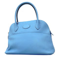 Hermes Handbag Bolide 27 Swift Celeste Silver