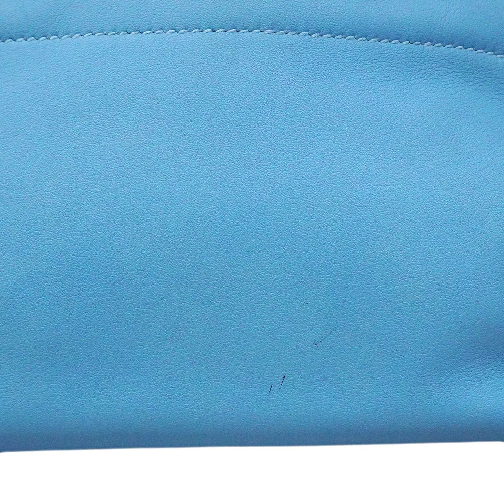 Hermes Handbag Bolide 27 Swift Celeste Silver — view 6