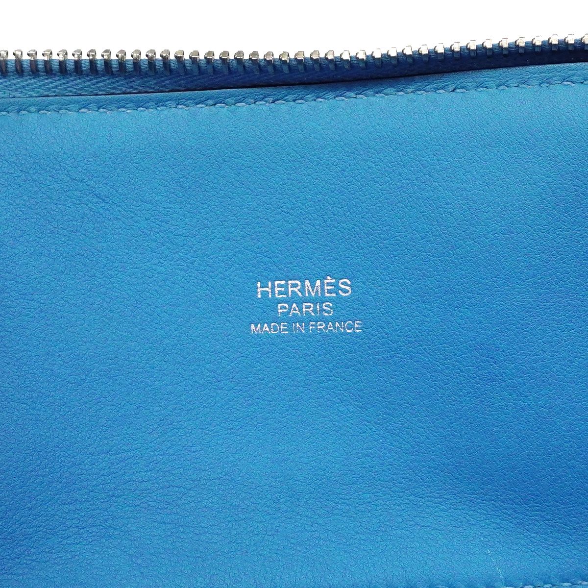 Hermes Handbag Bolide 27 Swift Celeste Silver — view 5