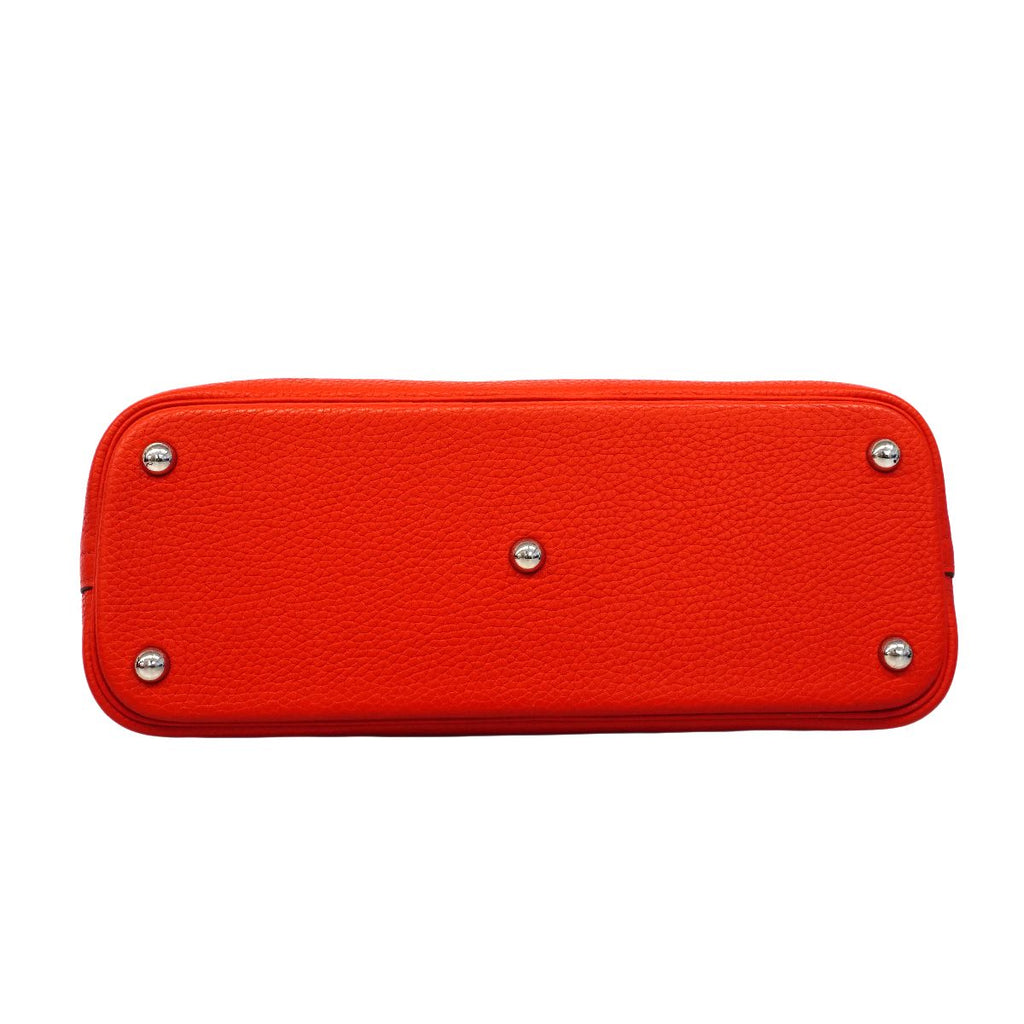 Hermes Handbag Bolide 31 Taurillon Clemence Rouge Tomato Silver — view 3
