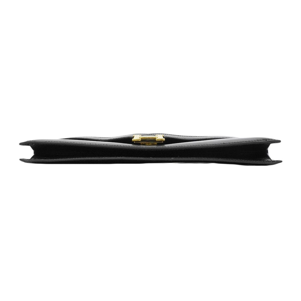 Hermes Shoulder Bag Ridi Box Calf Black Gold — view 3