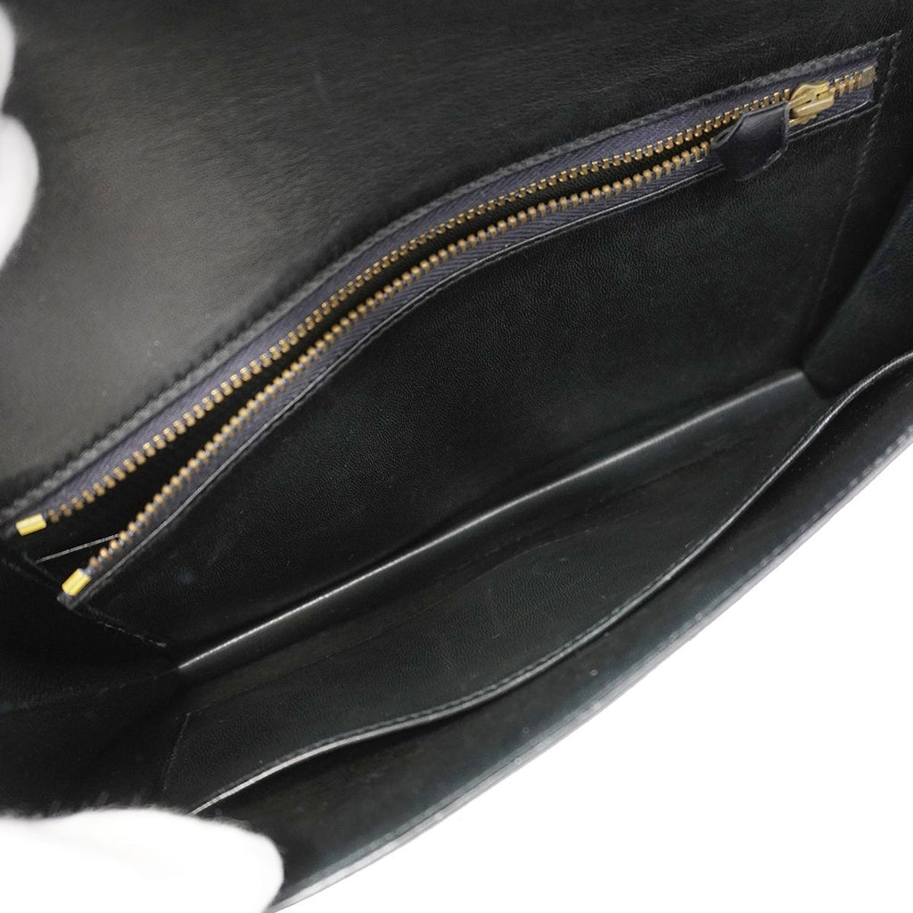 Hermes Shoulder Bag Ridi Box Calf Black Gold — view 4