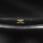 Hermes Shoulder Bag Ridi Box Calf Black Gold — view 5