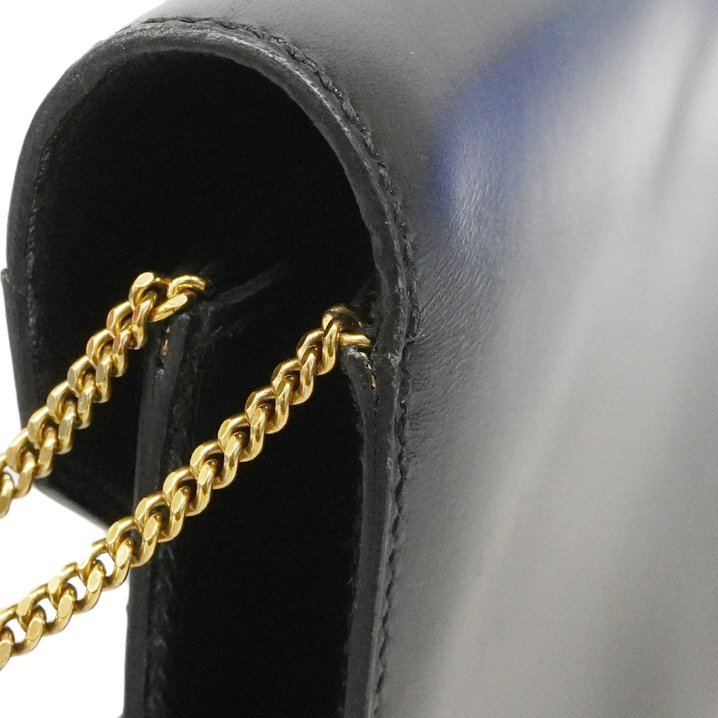 Hermes Shoulder Bag Ridi Box Calf Black Gold — view 9