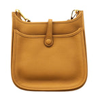 Hermes Shoulder Bag Evelyne 23 Taurillon Clemence Biscuit Gold — view 7