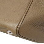 Hermes Handbag Victoria 35 Taurillon Clemence Etoupe Silver — view 7