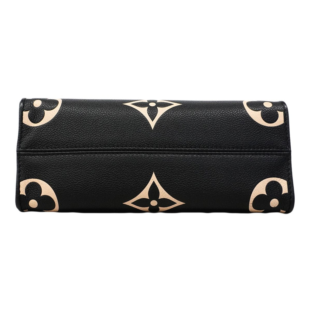 Louis Vuitton Handbag Monogram Empreinte Bicolor On The Go PM Beige Noir 2-Way — view 3