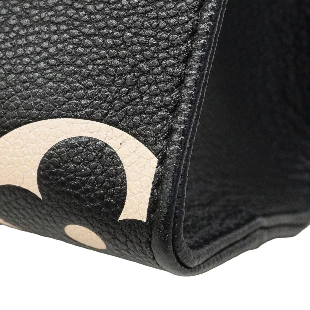 Louis Vuitton Handbag Monogram Empreinte Bicolor On The Go PM Beige Noir 2-Way — view 6