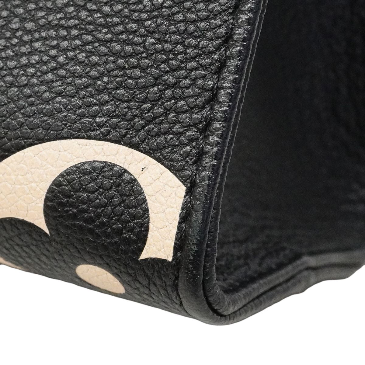 Louis Vuitton Handbag Monogram Empreinte Bicolor On The Go PM Beige Noir 2-Way — view 6