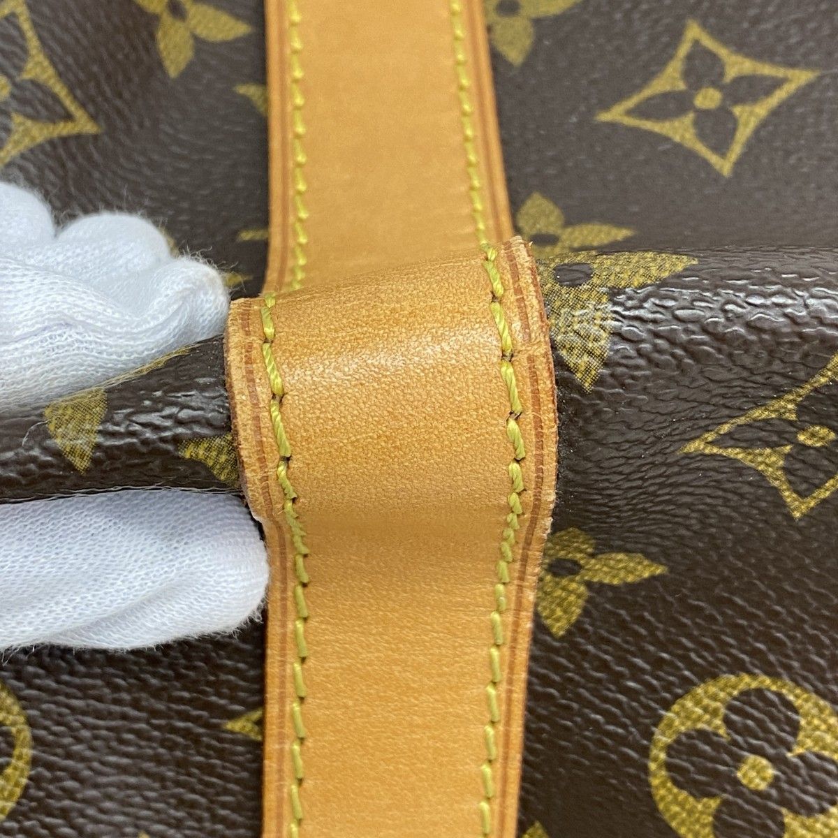 Louis Vuitton Boston Bag Monogram Keepall 60 Brown — view 7