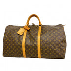 Louis Vuitton Boston Bag Monogram Keepall 60 Brown