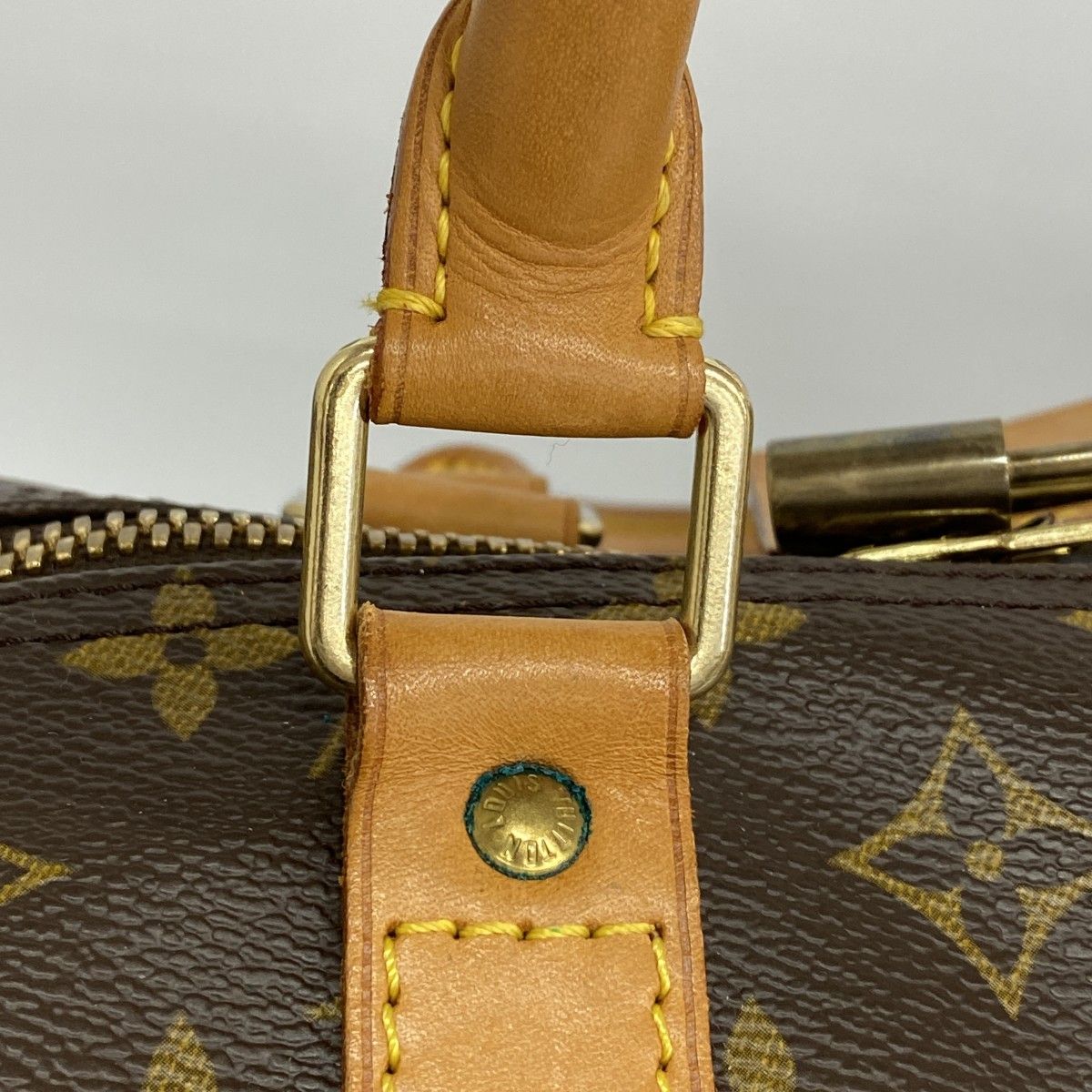 Louis Vuitton Boston Bag Monogram Keepall 60 Brown — view 9