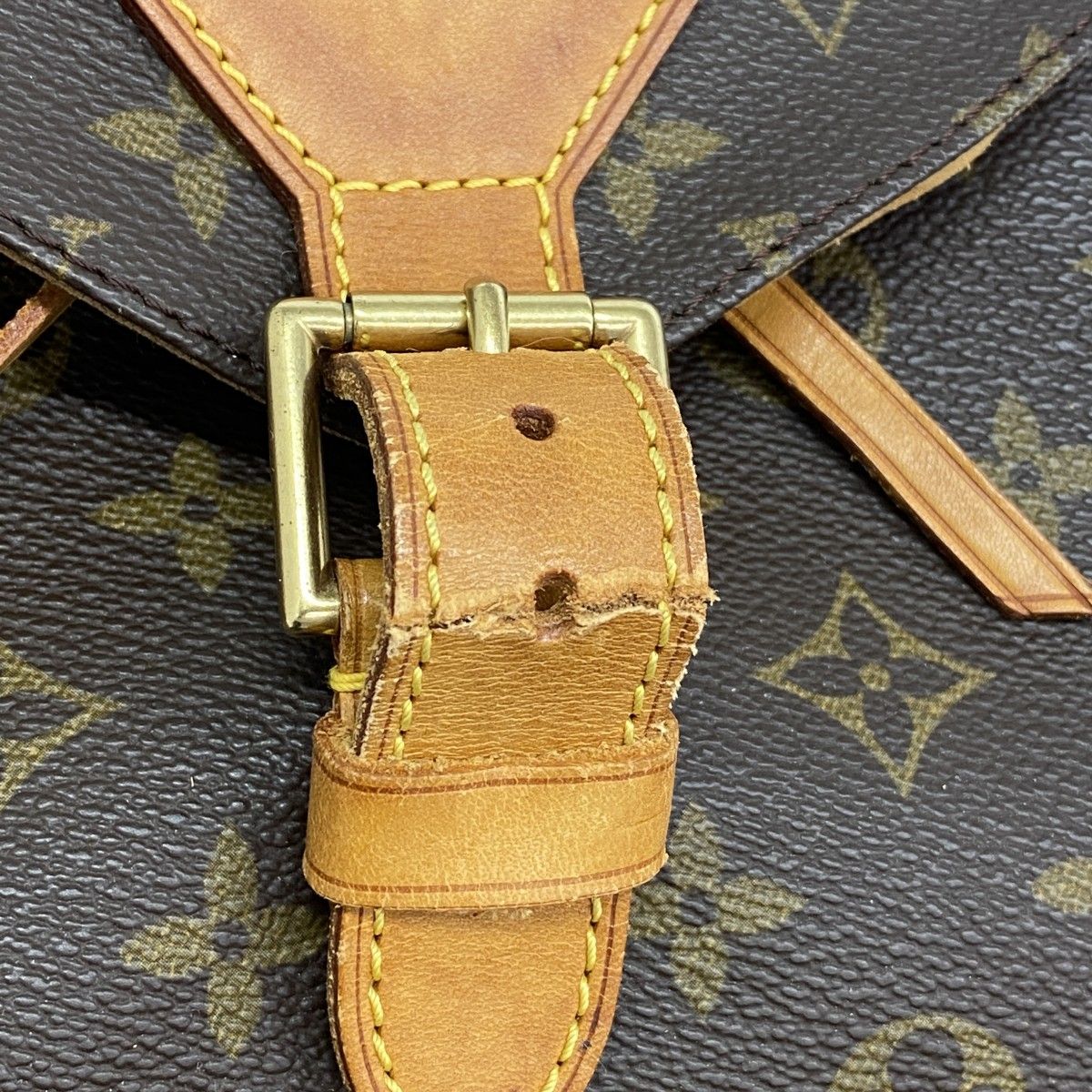 Louis Vuitton Backpack Monogram Montsouris GM Brown — view 8