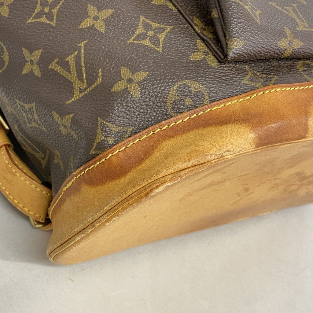 Louis Vuitton Backpack Monogram Montsouris GM Brown — view 6