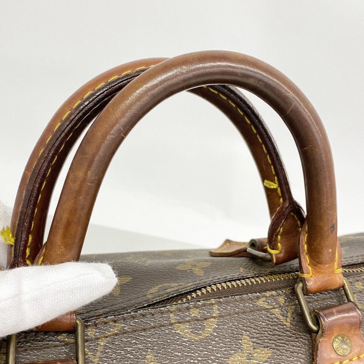 Louis Vuitton Handbag Monogram Speedy 35 Brown — view 9