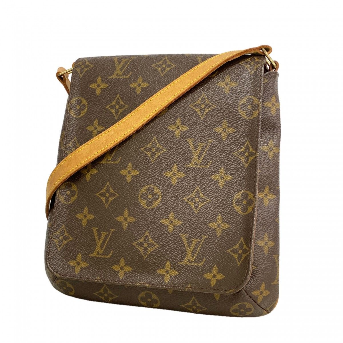 Louis Vuitton Shoulder Bag Monogram Musette Salsa Short Strap Brown