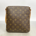 Louis Vuitton Shoulder Bag Monogram Musette Salsa Short Strap Brown — view 9