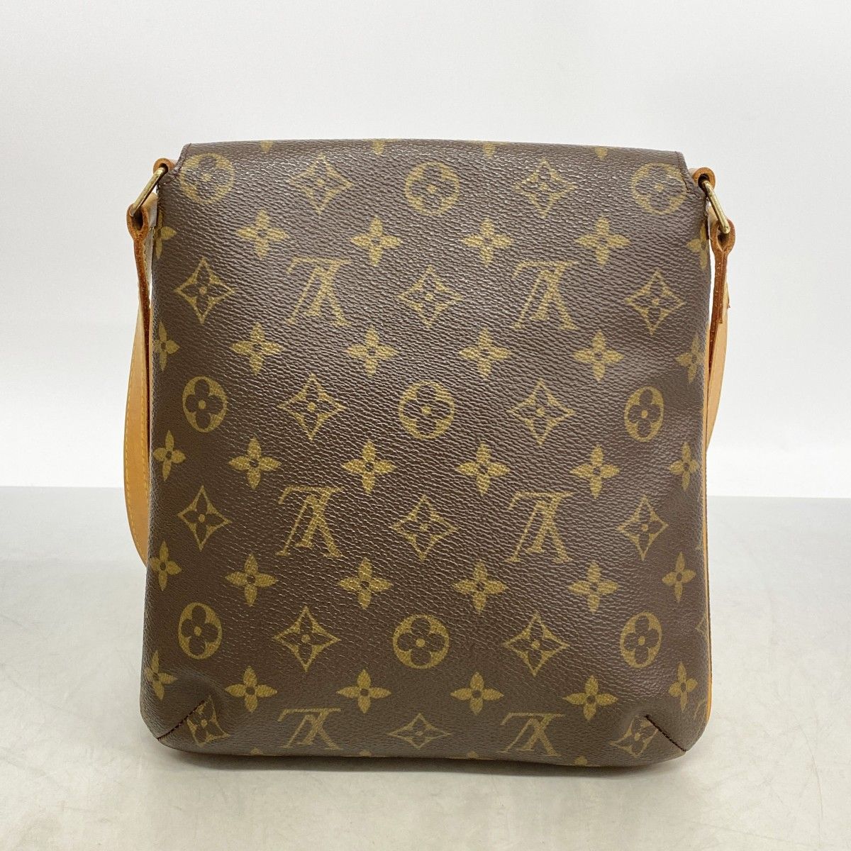 Louis Vuitton Shoulder Bag Monogram Musette Salsa Short Strap Brown — view 9