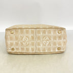 Chanel Tote New Travel Nylon Beige Champagne Gold — view 3
