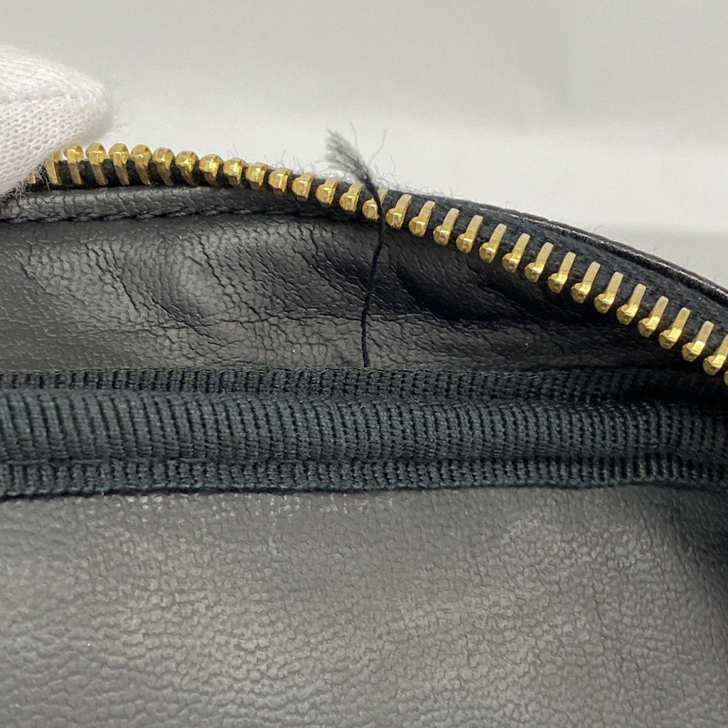 Chanel Vanity Bag Caviar Leather Black Gold — view 6