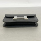 Hermes Wallet Constance Slim Veau Epsom Black Silver — view 3