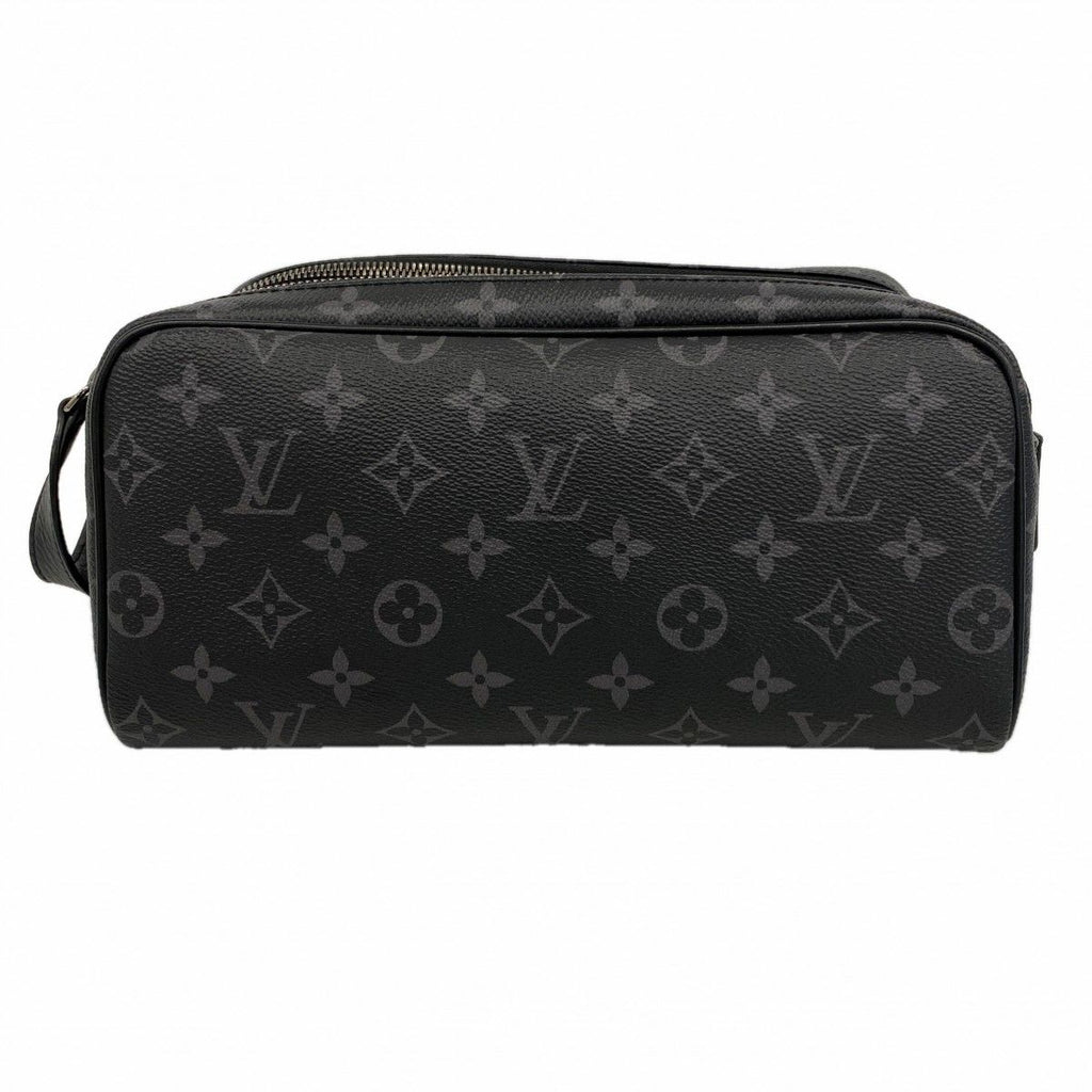 Louis Vuitton Handbag Monogram Empreinte Dopp Kit Black Gray