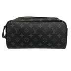 Louis Vuitton Handbag Monogram Empreinte Dopp Kit Black Gray