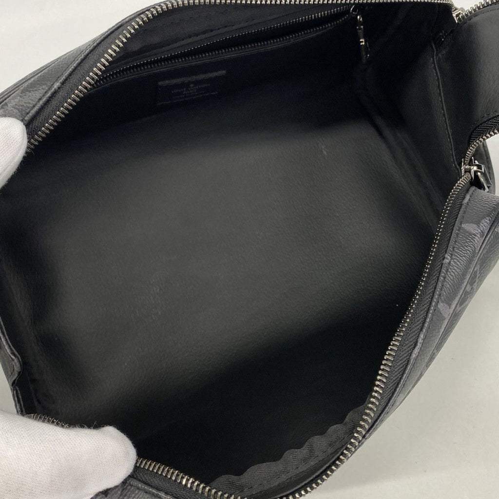 Louis Vuitton Handbag Monogram Empreinte Dopp Kit Black Gray — view 4
