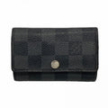 Louis Vuitton Key Case Damier Graphite Multicles 6 Black Key Holder