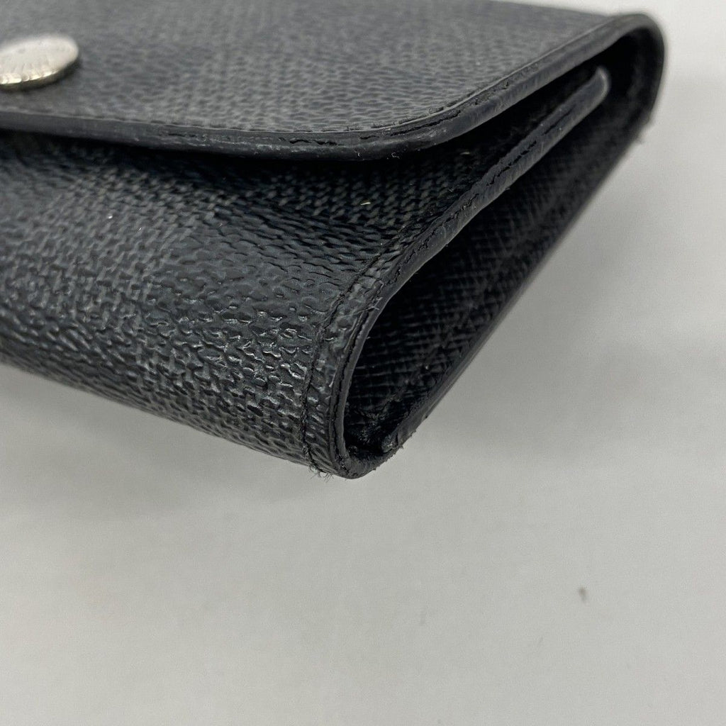 Louis Vuitton Key Case Damier Graphite Multicles 6 Black Key Holder — view 7