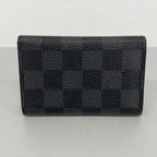 Louis Vuitton Key Case Damier Graphite Multicles 6 Black Key Holder — view 9