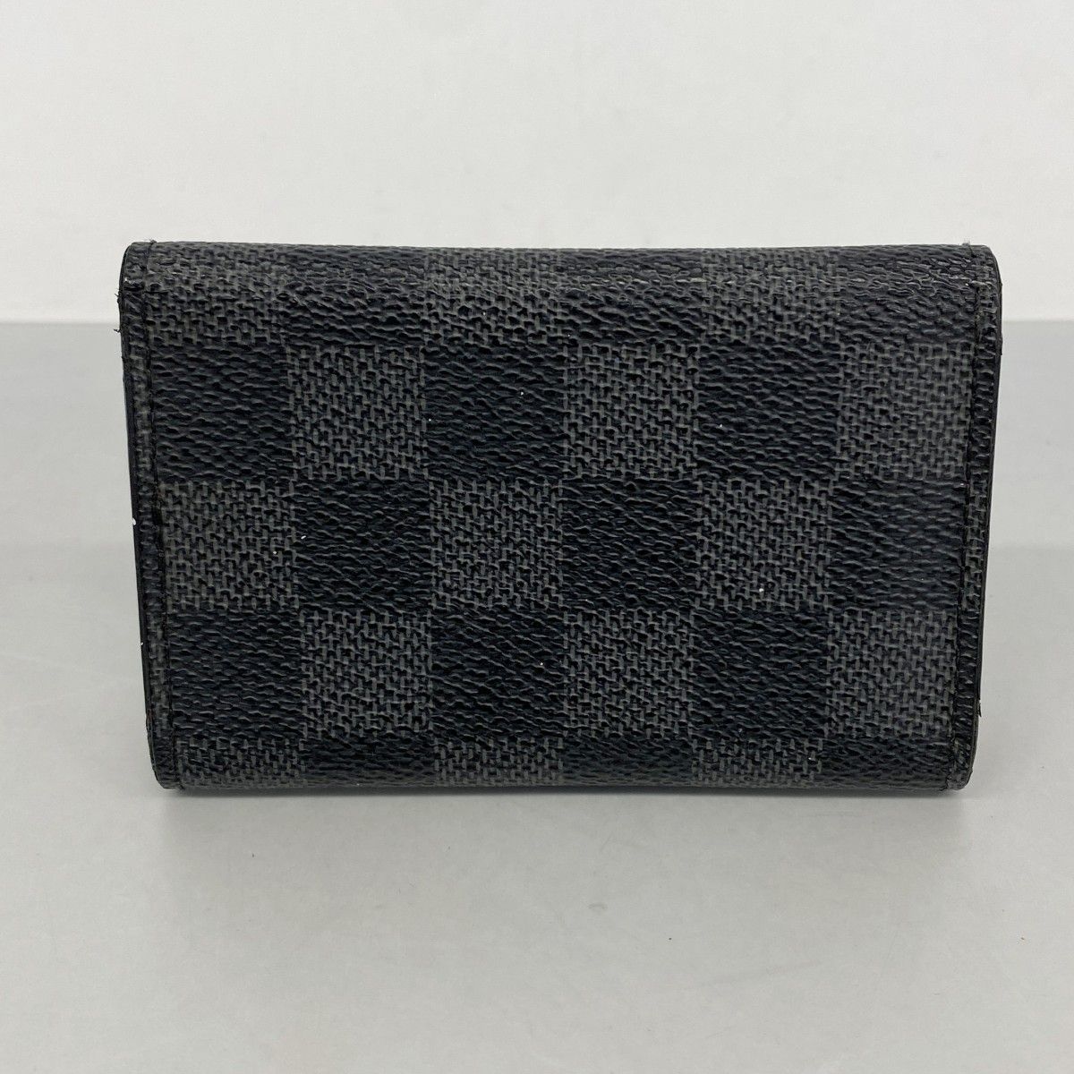 Louis Vuitton Key Case Damier Graphite Multicles 6 Black Key Holder — view 9