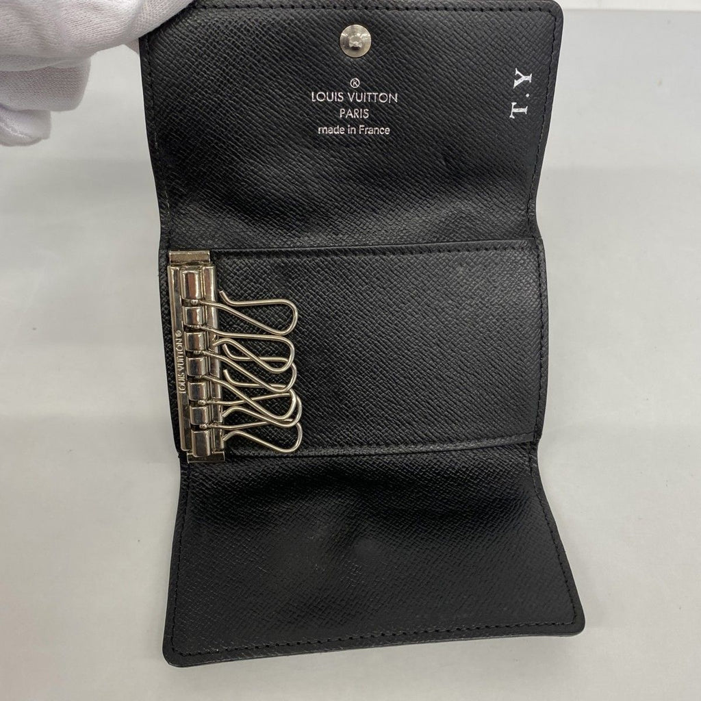 Louis Vuitton Key Case Damier Graphite Multicles 6 Black Key Holder — view 3