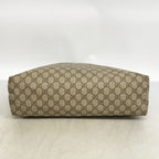 Gucci Tote GG Supreme Beige Brown Champagne Gold — view 3