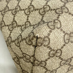Gucci Tote GG Supreme Beige Brown Champagne Gold — view 8