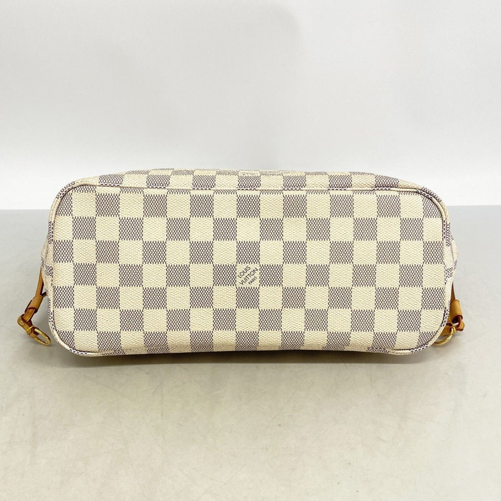 Louis Vuitton Tote Damier Azur Neverfull PM White — view 3