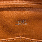 Hermes Handbag Plume 28 Veau Epsom White Orange Silver — view 5