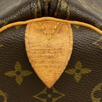 Louis Vuitton Boston Bag Monogram Keepall 55 Brown — view 5