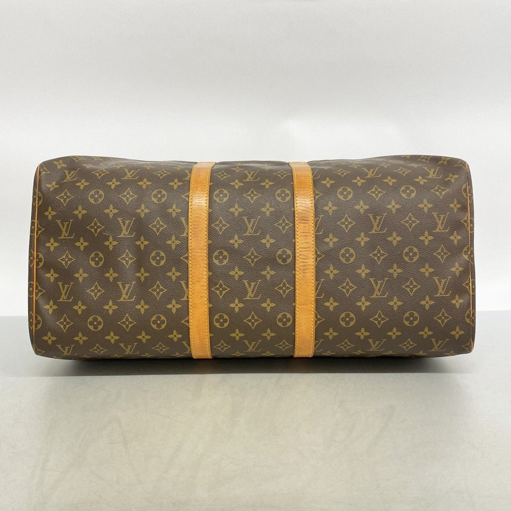 Louis Vuitton Boston Bag Monogram Keepall 55 Brown — view 3