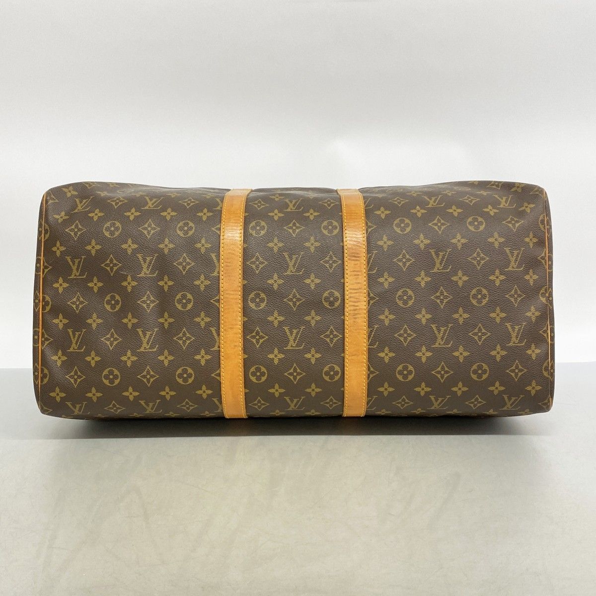 Louis Vuitton Boston Bag Monogram Keepall 55 Brown — view 3