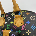 Louis Vuitton Handbag Monogram Multicolor Alma GM Noir — view 9