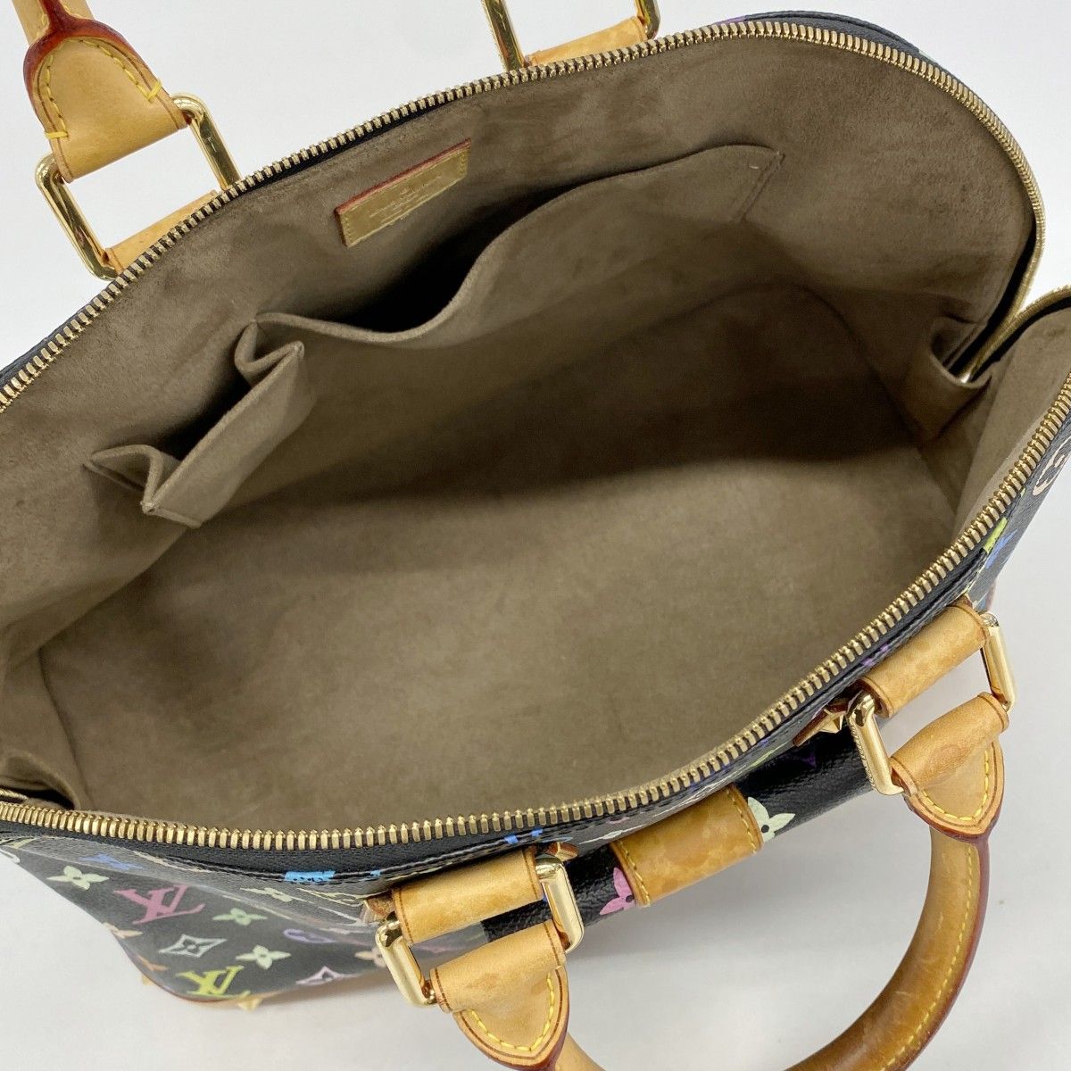 Louis Vuitton Handbag Monogram Multicolor Alma GM Noir — view 4