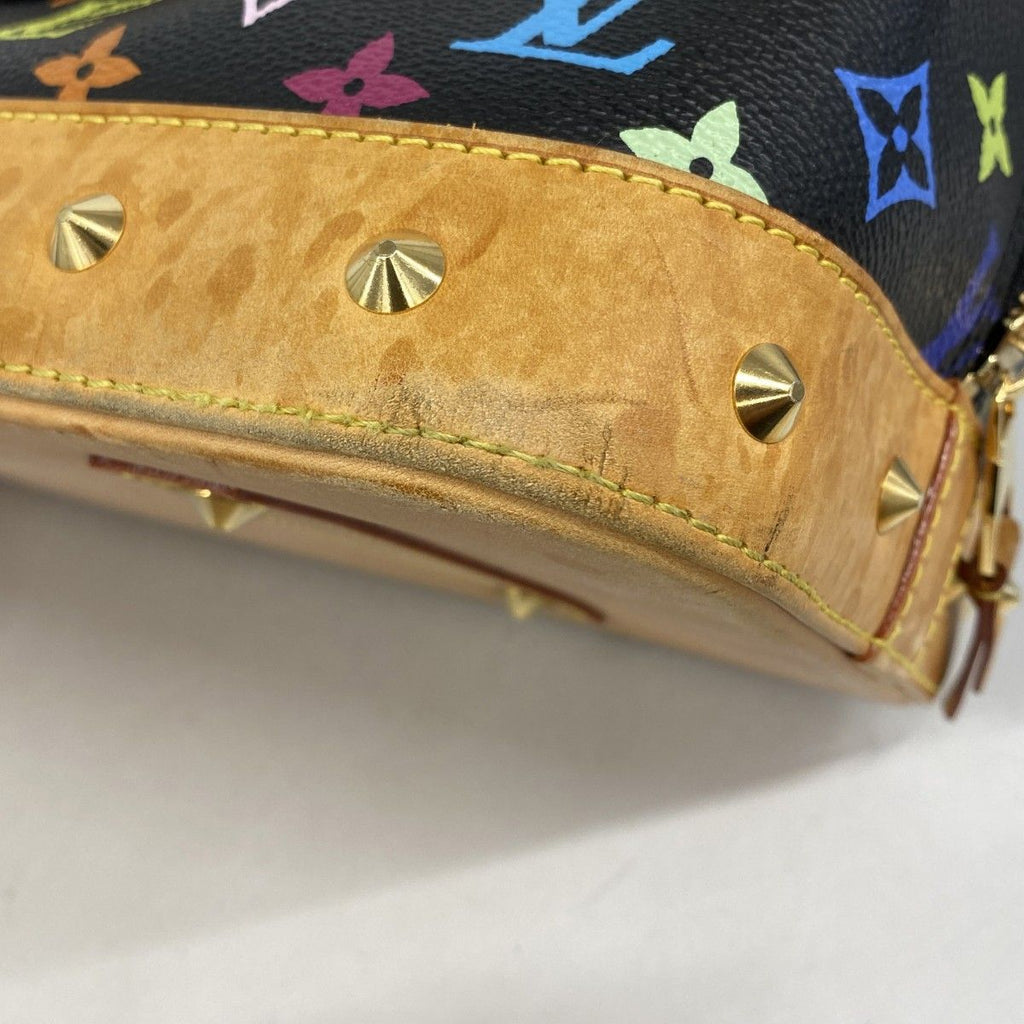 Louis Vuitton Handbag Monogram Multicolor Alma GM Noir — view 6